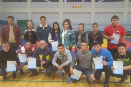 Команда студентов КГАСУ заняла 3 место в межвузовских соревнованиях по борьбе на поясах