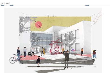 Арт-инсталляция студентов КГАСУ украсит центральный вход культурного центра «Сайдаш» в Казани
