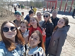 Студенты КГАСУ приняли участие в центральном субботнике на территории Горкинско-Ометьевского леса