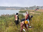 Студенты КГАСУ приняли участие в экологической акции по очистке территории озера Изумрудное