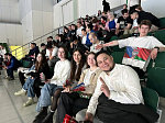 Студенты КГАСУ в качестве болельщиков приняли участие в матче между мужскими сборными России и Беларуси по гандболу